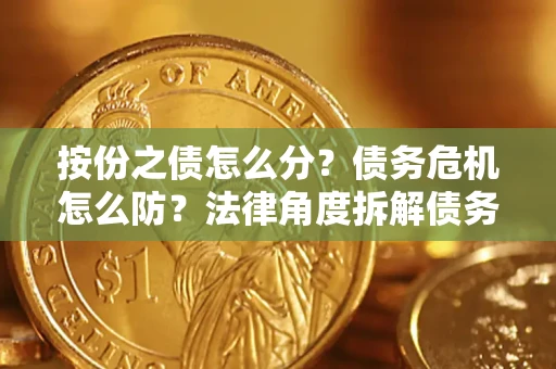武汉按份之债怎么分？债务危机怎么防？法律角度拆解债务分配与风险自保指南