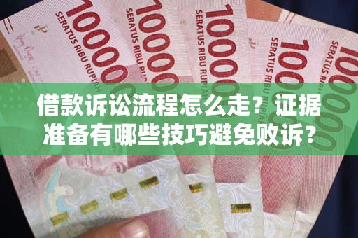 武汉借款诉讼流程怎么走？证据准备有哪些技巧避免败诉？