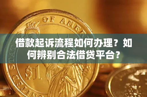 武汉借款起诉流程如何办理？如何辨别合法借贷平台？