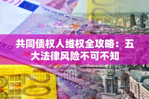 武汉共同债权人维权全攻略：五大法律风险不可不知