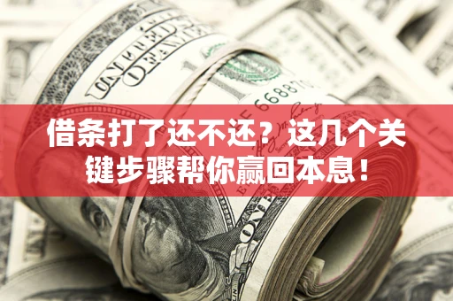 武汉借条打了还不还？这几个关键步骤帮你赢回本息！