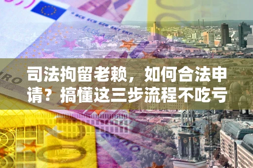 武汉司法拘留老赖，如何合法申请？搞懂这三步流程不吃亏！