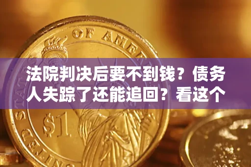 武汉法院判决后要不到钱？债务人失踪了还能追回？看这个方法！