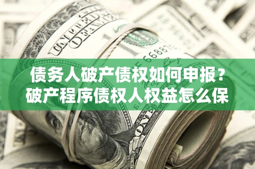 武汉债务人破产债权如何申报？破产程序债权人权益怎么保障？