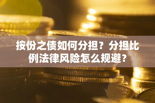 武汉按份之债如何分担？分担比例法律风险怎么规避？