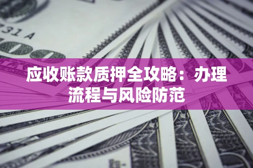 武汉应收账款质押全攻略：办理流程与风险防范