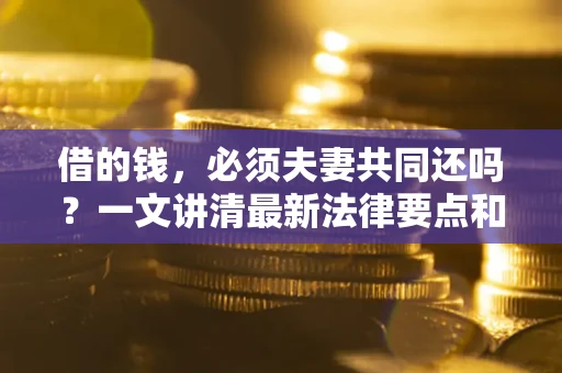 武汉借的钱，必须夫妻共同还吗？一文讲清最新法律要点和避坑指南