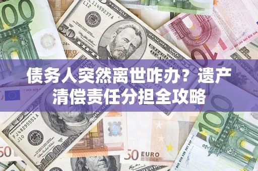 武汉债务人突然离世咋办？遗产清偿责任分担全攻略