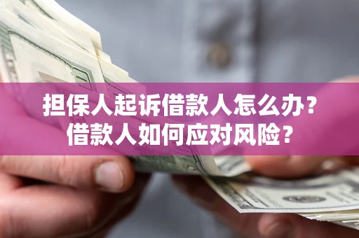 武汉担保人起诉借款人怎么办？借款人如何应对风险？