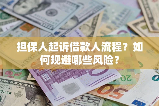 武汉担保人起诉借款人流程？如何规避哪些风险？