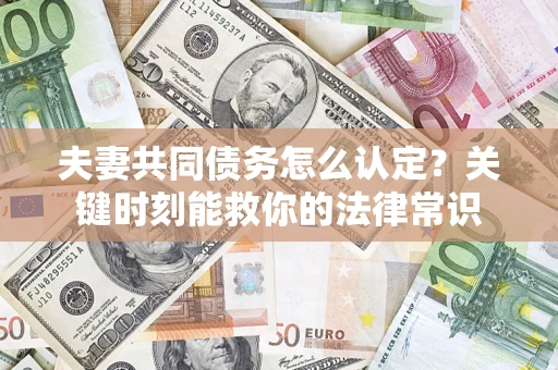 武汉夫妻共同债务怎么认定？关键时刻能救你的法律常识