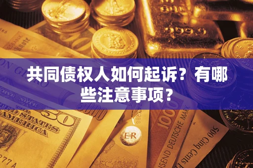 武汉共同债权人如何起诉？有哪些注意事项？