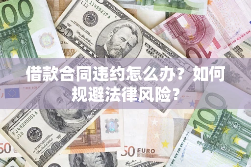 武汉借款合同违约怎么办？如何规避法律风险？