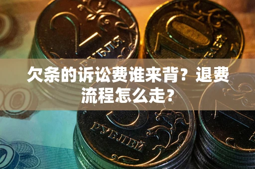 武汉欠条的诉讼费谁来背？退费流程怎么走？