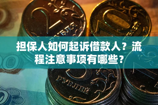 武汉担保人如何起诉借款人？流程注意事项有哪些？